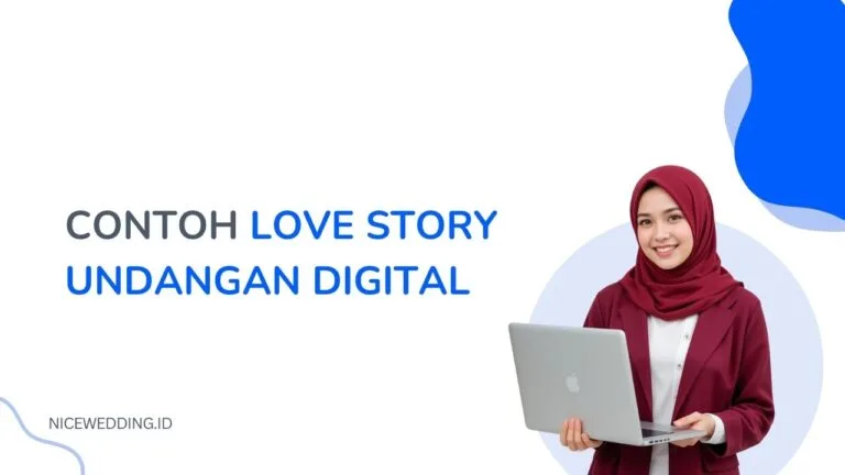 Contoh love story undangan digital