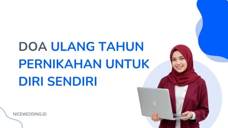 DOA ULANG T AHUN P ERNIKAHAN UNTUK DIRI SENDIRI