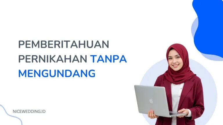 Pemberitahuan Pernikahan Tanpa Mengundang