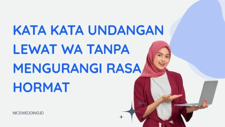 Kata Kata Undangan Lewat Wa Tanpa Mengurangi Rasa Hormat