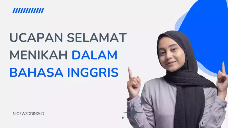 Ucapan Selamat Menikah Bahasa Inggris