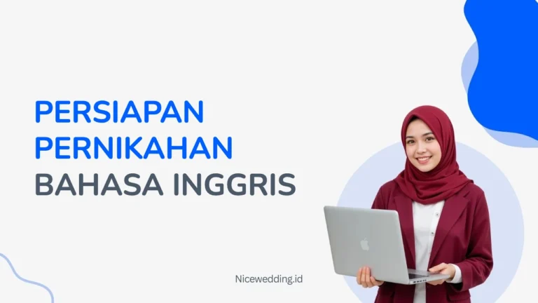 Persiapan Pernikahan Bahasa Inggris