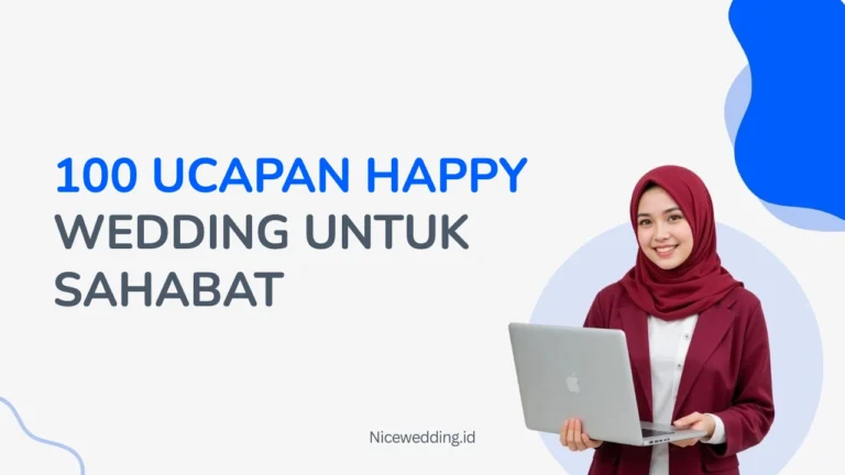 Ucapan Happy Wedding Untuk Sahabat