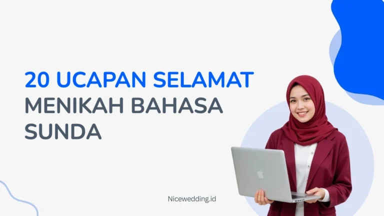 Ucapan Selamat Menikah Bahasa Sunda